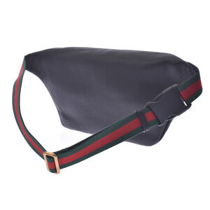 Gucci Belt Body Leather Black Bag